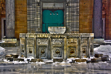 Fountain in Selimiye mosque, Turkey