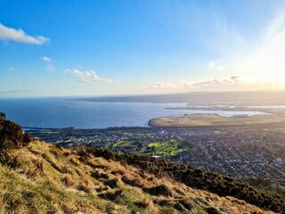 view from the top of the mountain