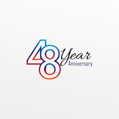 years anniversary celebration blue Colors Comical Design logotype. anniversary logo isolated on White background