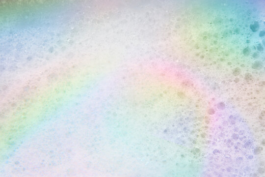 Colorful foam background
