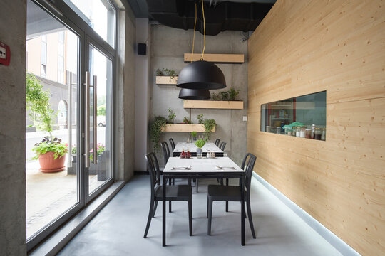 Modern Interior Of A Restaurant