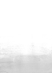 White ink and watercolor texture on white paper background. Gradient paint strokes and decalcomania effect. Hand-painted gouache abstract image. Mess on the canvas.