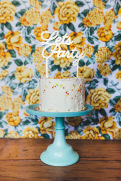 let's party nude cake