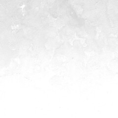 White ink and watercolor texture on white paper background. Gradient paint strokes and decalcomania effect. Hand-painted gouache abstract image. Mess on the canvas.