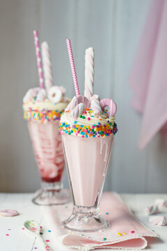 Strawberry milkshake