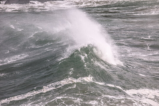 After the storm. Cantabrian sea, Spain.