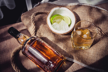 piatsy vintage rum in the hold of coral