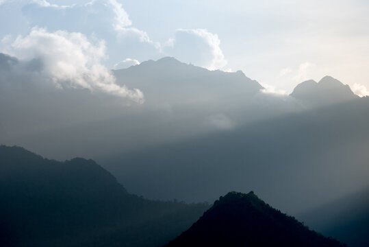 Fansipan mountain in Sapa, Vietnam
