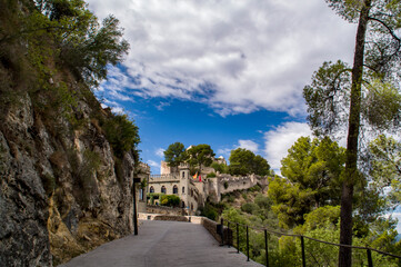 Castillo de Xativa, Játiva, Alicante, Comunidad Valenciana, España.