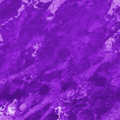 Purple ink and watercolor texture on white paper background. Gradient paint strokes and decalcomania effect. Hand-painted gouache abstract image. Mess on the canvas.