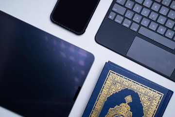 The application of technology devices and applications into digitization of Quran, or e-Quran....