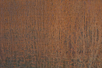 Rusty metal sheet textured effect