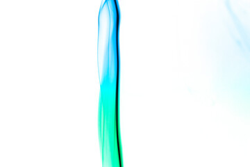 Movement of smoke, Abstract smoke color smoke on white background