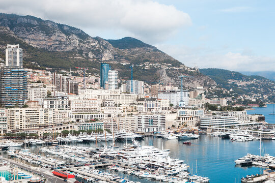 View of Monaco harbour