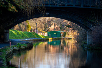 bridge over the river, canal