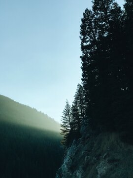 The wasatch mountains at sunset
