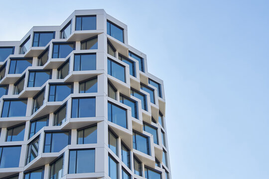 White, cool office building