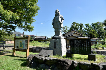 Obraz premium 坂本城跡公園 滋賀県大津市坂本