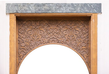 On the streets in Istanbul, public places. Elements of architectural decorations of buildings,...