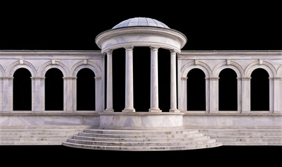 On the streets in Istanbul, public places. Elements of architectural decorations of buildings,...