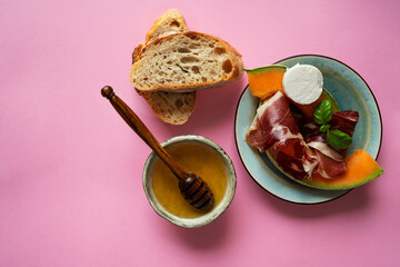 Traditional Spanish Tapas Jamon Iberico
