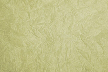 Obraz na płótnie Canvas Old crumpled yellow paper background texture
