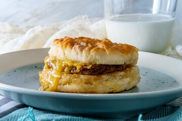 Sausage Egg Cheese Biscuit