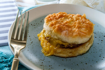 Sausage Egg Cheese Biscuit