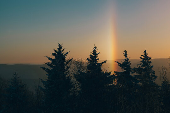 mountain sunset
