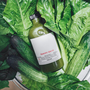 Bottle of Fresh Smoothie