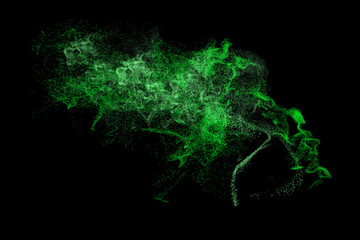 Dust Explosion Color Background Color