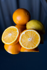 lemon and orange