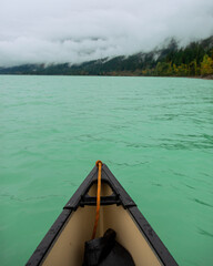 canoe on lake