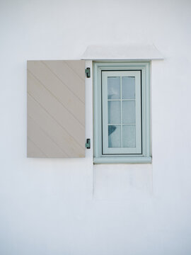 Mint green window