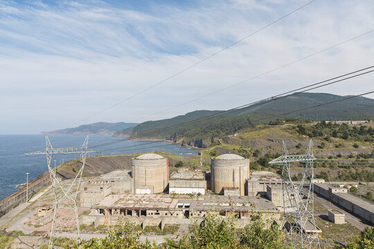 Uncompleted nuclear power plant