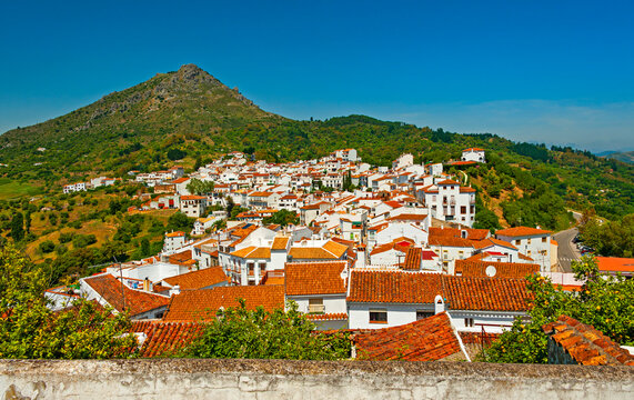 Village Algatocin, beautifully nestled in the Serrania de Ronda, Andalusia, Spain