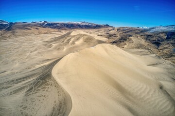 Aerial View of Nevada's famous Sand Mountain
