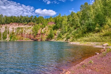 Former Mine on Minnesota's Iron Range
