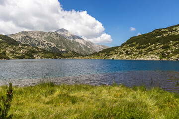 Fish Banderitsa lake at Pirin Mountain, Bulgaria