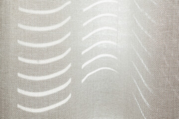 Light and shadow on curtain