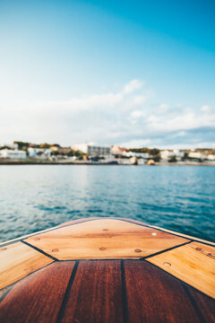 Prow of a Wooden Boat . Destination