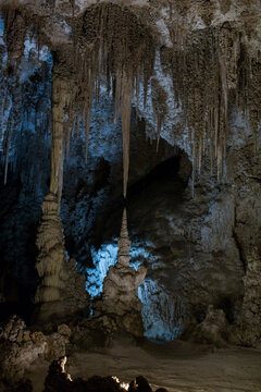 Underground in Carlsbad Caverns, New Mexico
