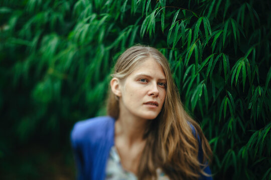 Portrait in green