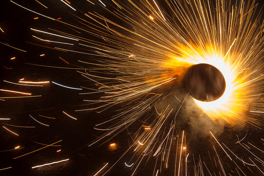 Firecrackers in motion