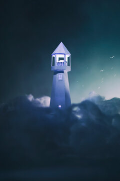 When the fog rolls in...