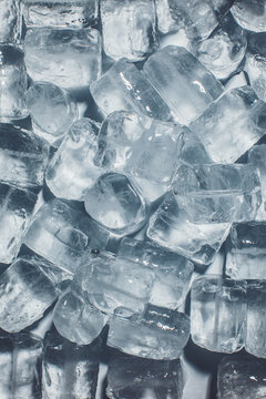 Ice cube background.