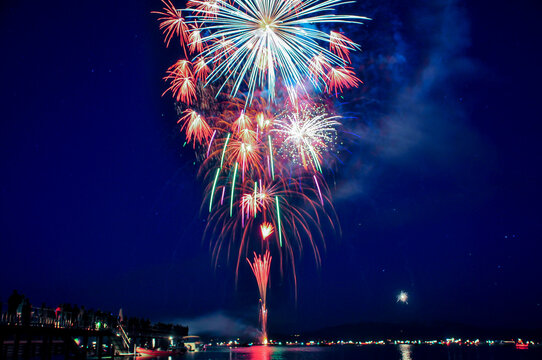 4th July Fireworks, Lake Tahoe, CA