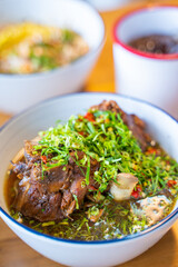 Lang Zaap : hot & spicy pork neck bones soup