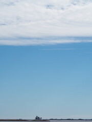 winter clouds over Chesapeake Bay
