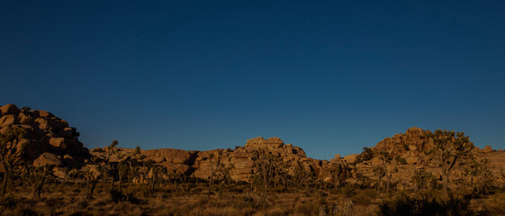 Obraz premium sunset in the mountains